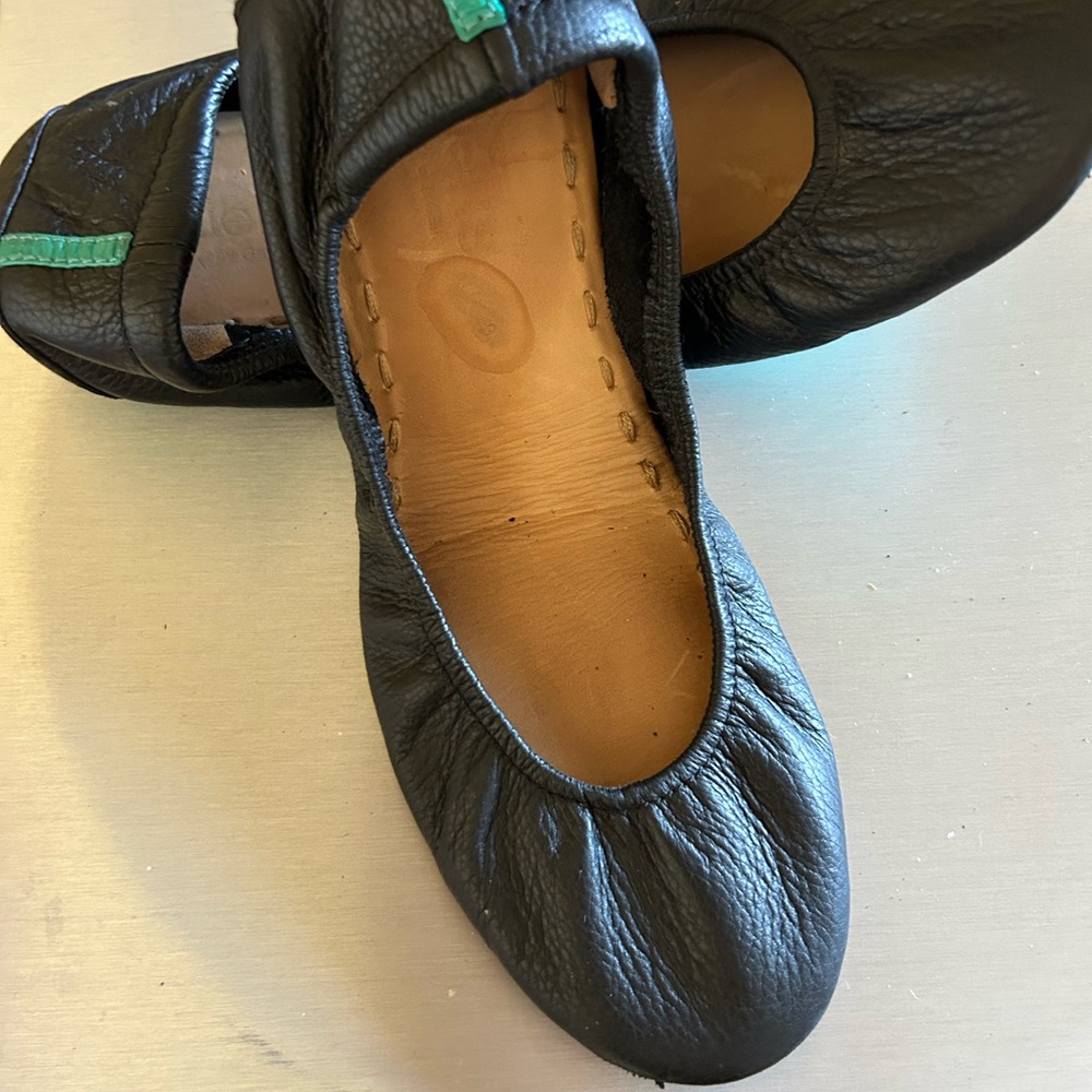 Tieks ballet flats Black size 9